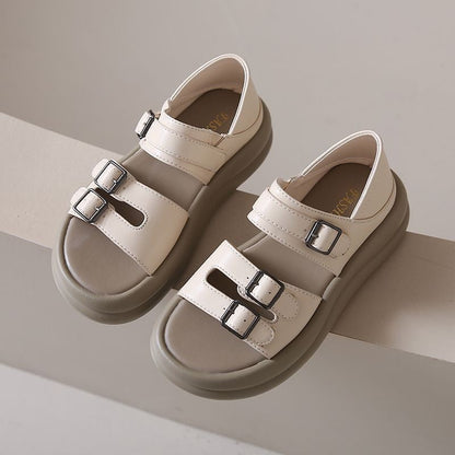 OrthoCare | Double Buckle Platform Sandals