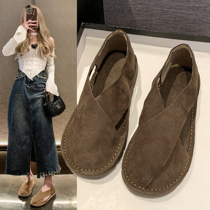 OrthoCare Round-Toe Roman Sandals - Comfort And Style