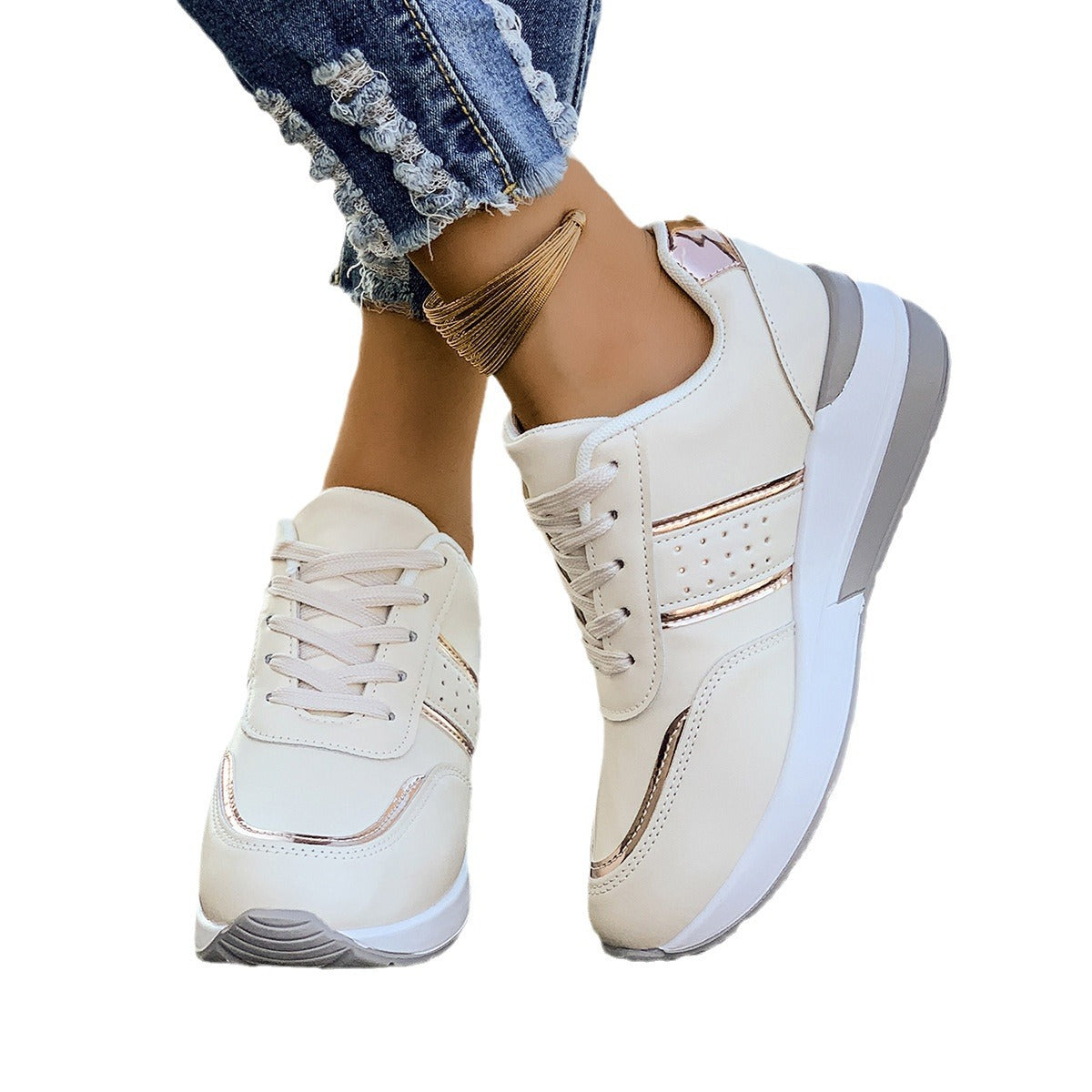 OrthoCare Thick-Sole Sneakers - Unique And Comfortable Style