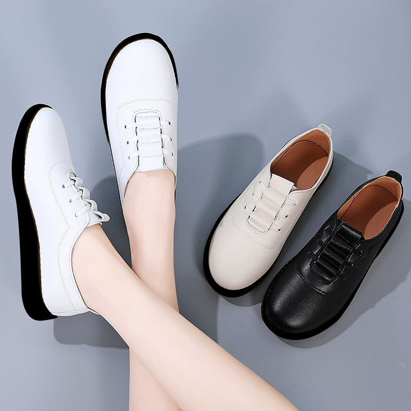 OrthoCare Lightweight And Comfortable Leather Shoes For A Casual Style