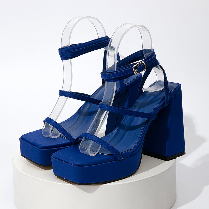 OrthoCare Chunky Heel Sandals - Unique Summer Fashion