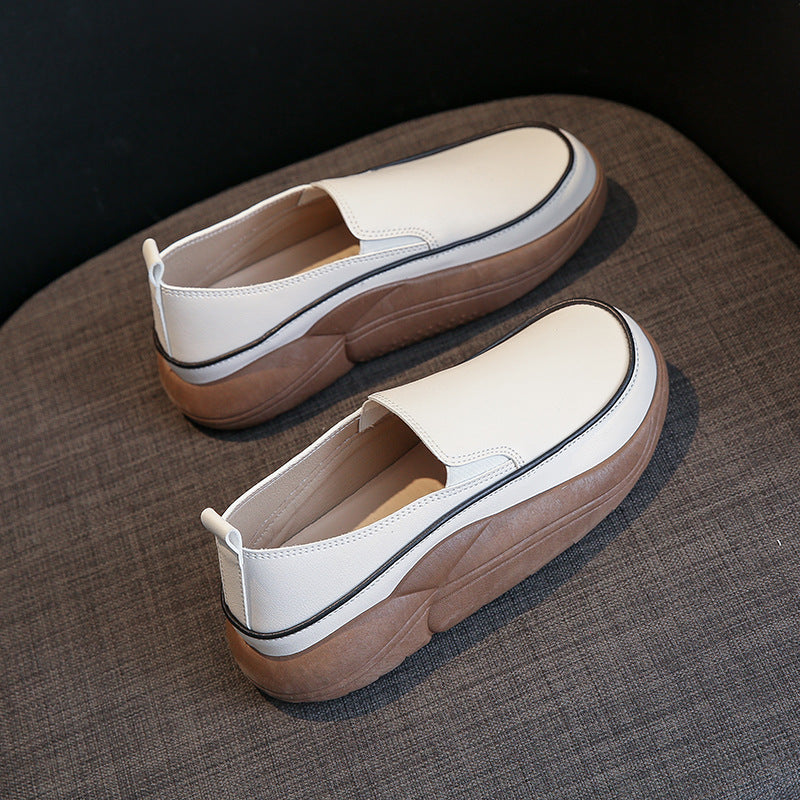 Orthopedic Platform Loafers – Cushioned Slip-On Comfort Walking Shoes