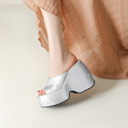 Halo | Women’s Orthopedic Platform Wedge Slide Sandals