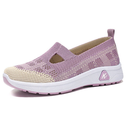 Orthopedic Slip-On Breathable Mesh Shoes – Lightweight Comfort Walking Sneakers