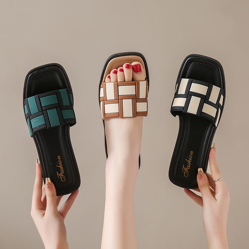 OrthoCare Woven Comfort Slide Sandals