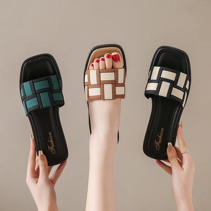 OrthoCare Woven Comfort Slide Sandals