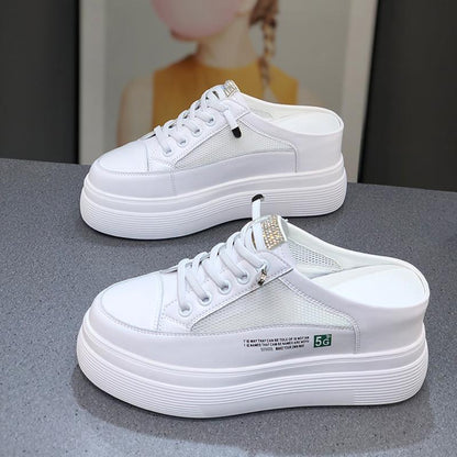 OrthoCare Thick Platform Casual Lace-Up Sneakers