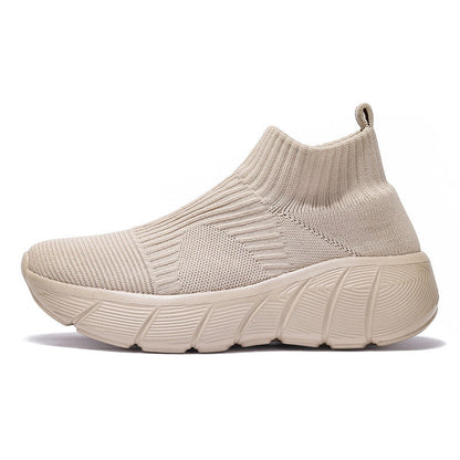 Orthopedic Slip-On Sneakers – Breathable Knit Casual Walking Shoes