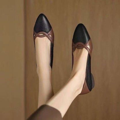 Evania | Women’s Orthopedic Cap Toe Ballet Flats