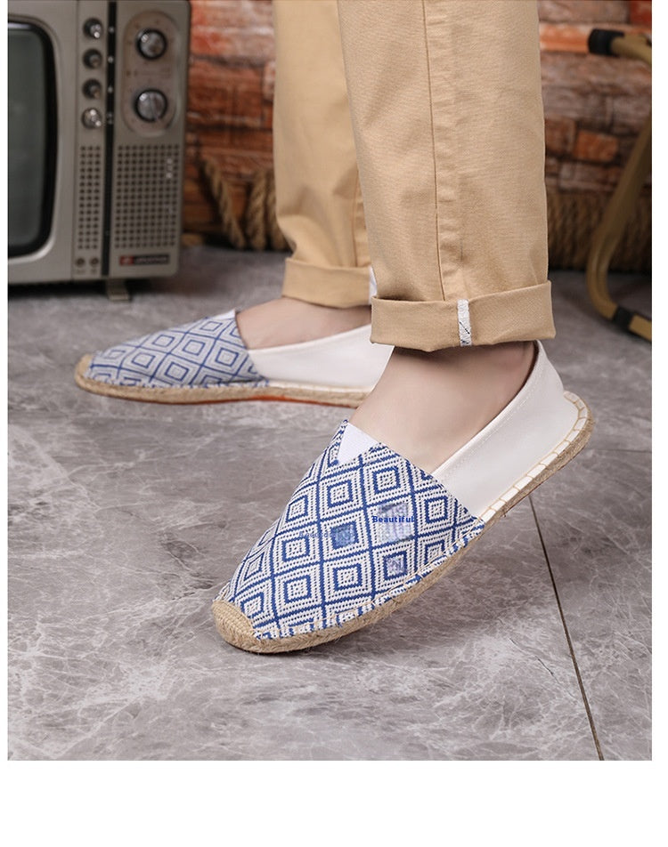 OrthoCare Men and Women’s Espadrille Slip-On Flats – Breathable Casual Summer Shoes