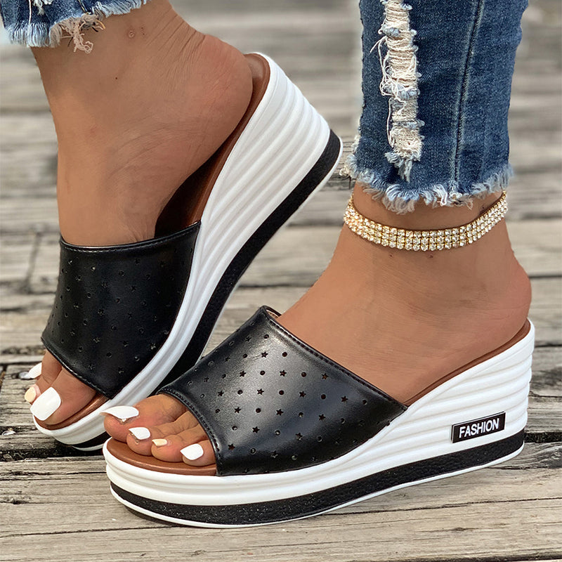 OrthoCare Fish Mouth Heeled Sandals: Unique Summer Elegance