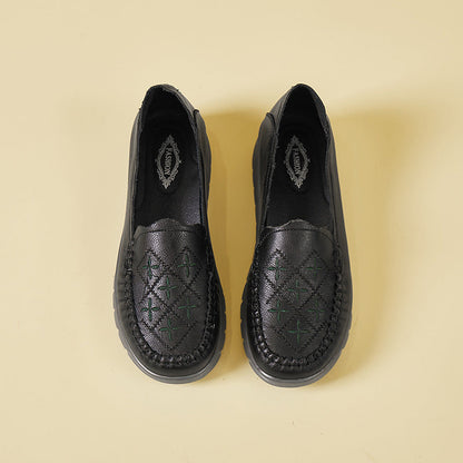 OrthoCare Women’s Perforated Loafers – Breathable Lightweight Comfort Slip-On Shoes