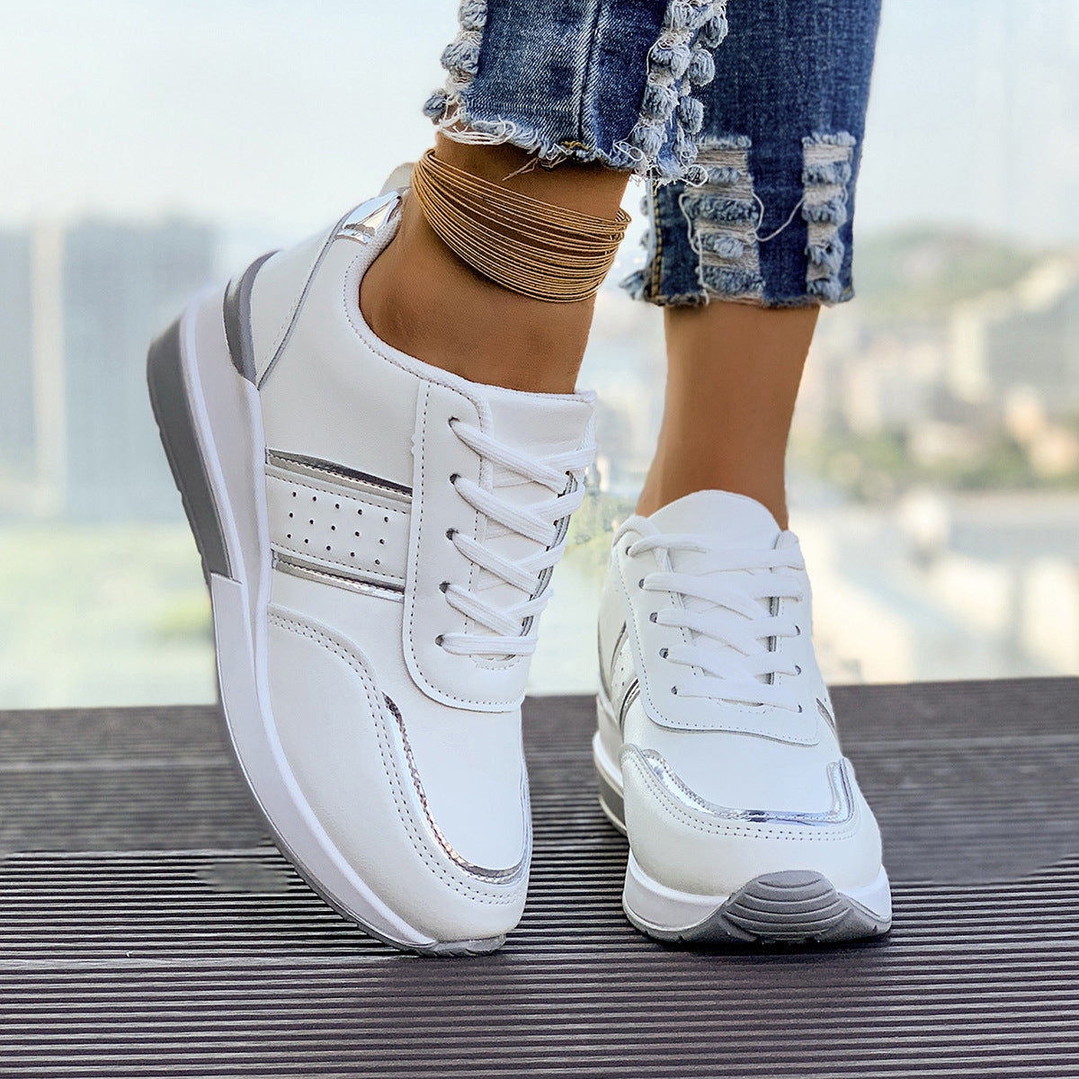 OrthoCare Thick-Sole Sneakers - Unique And Comfortable Style