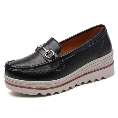 OrthoCare Leather Slip-On Shoes - Oversized Comfort