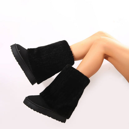 Ariana | Orthopedic Plush Tall Fur Winter Boots