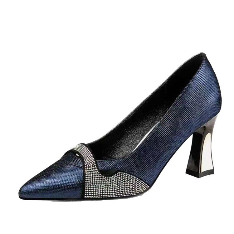 OrthoCare Elegant Chunky Heel Pumps  -