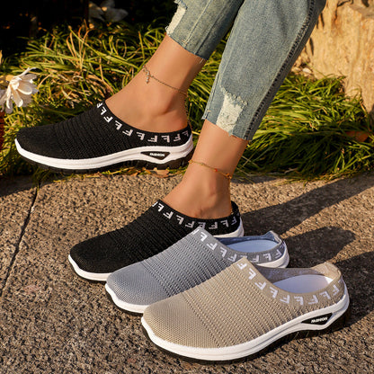 OrthoCare Knit Slip-On Sneakers – Breathable Lightweight Walking Shoes
