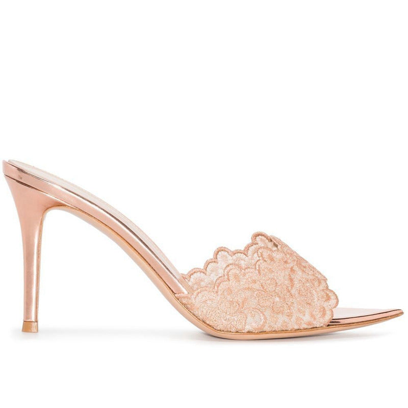 OrthoCare Lace-Up Stiletto Heels - Unique Elegance