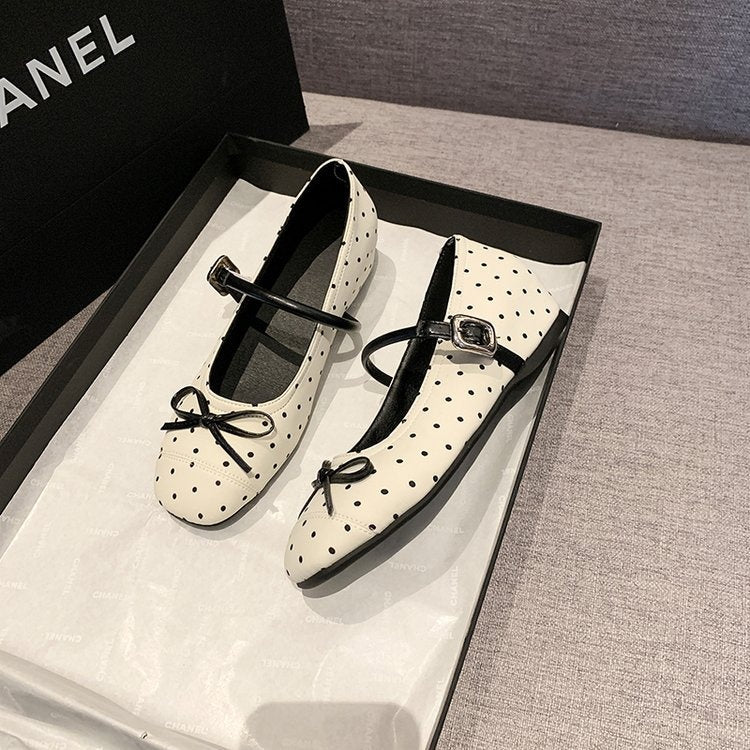 OrthoCare | Metallic Mary Jane Ballet Flats