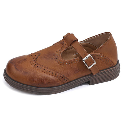 OrthoCare Classic Mary Jane Loafers – Vintage Buckle Comfort Shoes