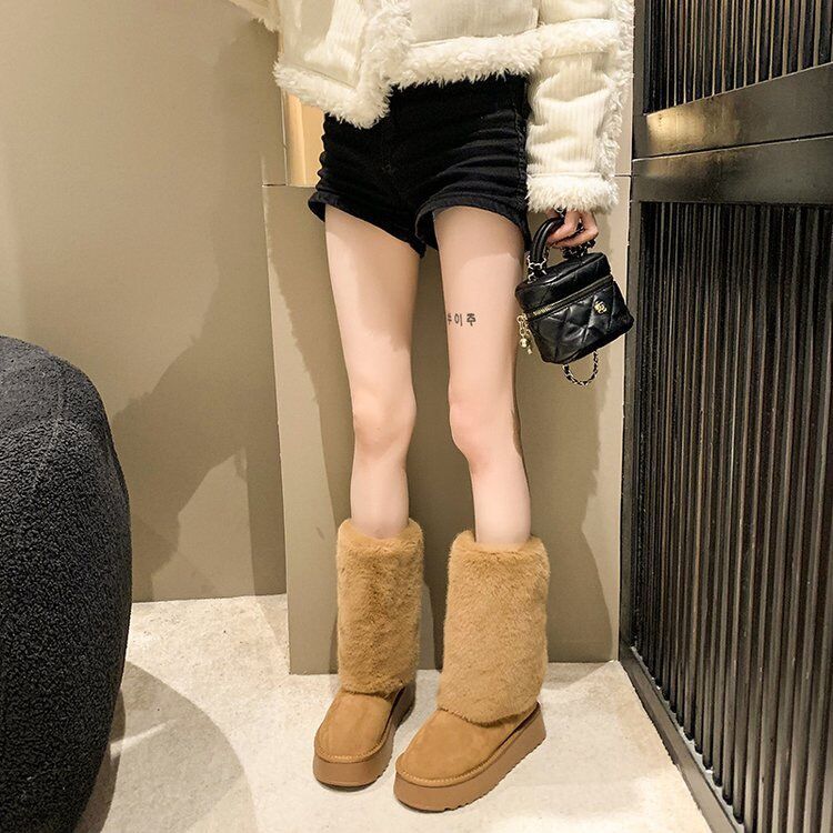 Talia | Orthopedic Plush Fur Tall Winter Boots