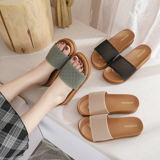 Nerielle | Women’s Orthopedic Perforated Comfort Slide Sandals