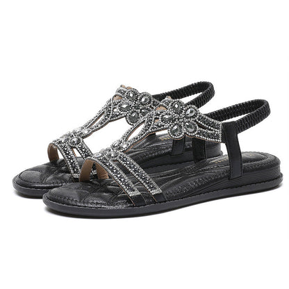 Nayeli | Women’s Orthopedic Rhinestone Gladiator Comfort Sandals