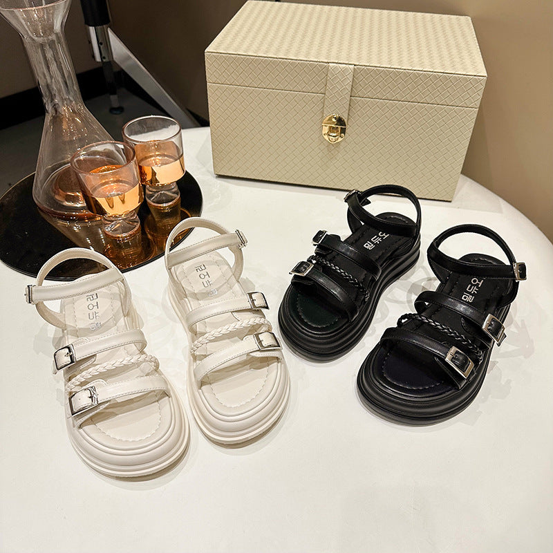 Selene | Women’s Orthopedic Triple Strap Platform Sandals