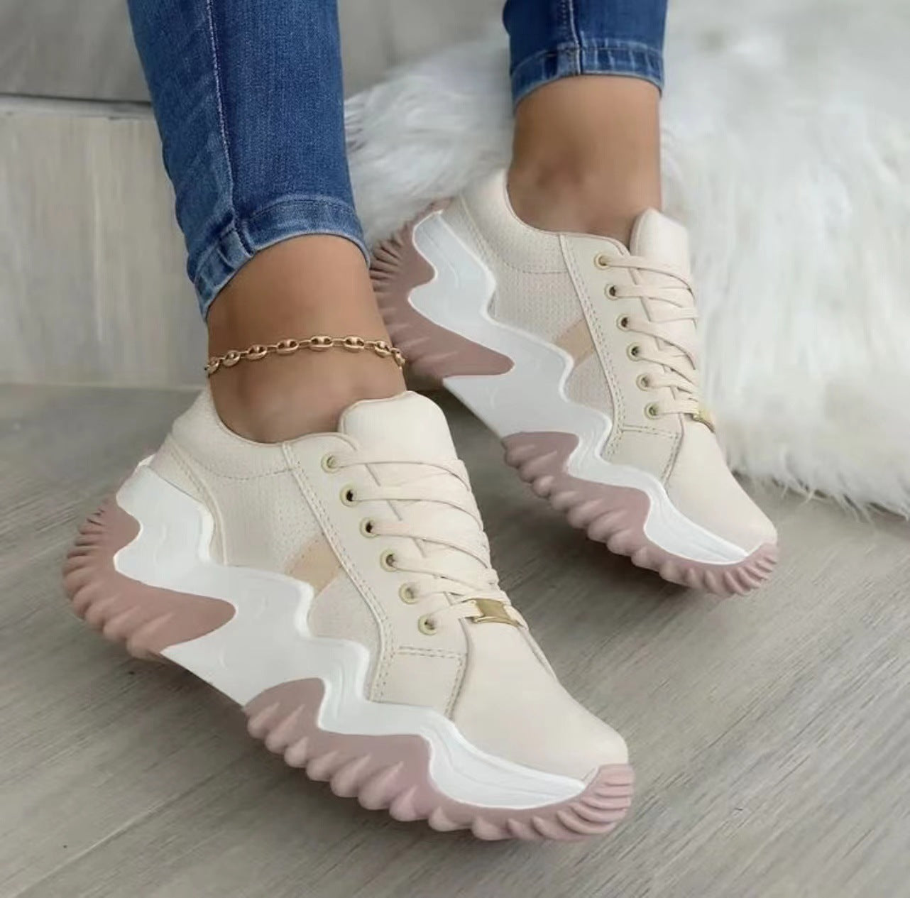 OrthoCare Lace-Up Sport Sneakers - Unique Style And Comfort