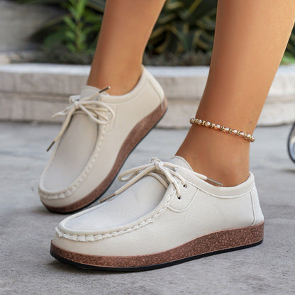Cataleya | Women’s Orthopedic Suede Lace-Up Casual Loafers