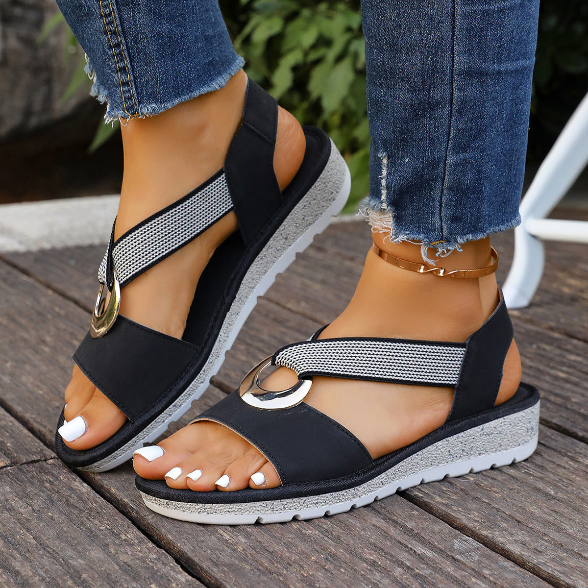 OrthoCare | Comfort Strap Platform Sandals