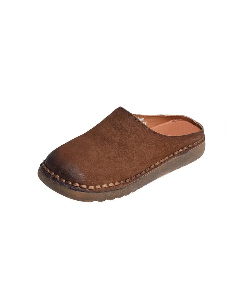 Maren | Orthopedic Soft Leather Slip-On Comfort Mules