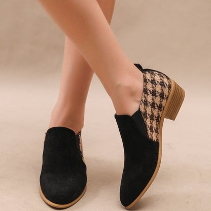 OrthoCare Retro Slip-On Shoes In Block Color