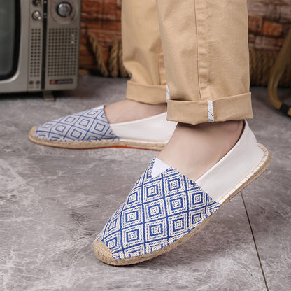 OrthoCare Men and Women’s Espadrille Slip-On Flats – Breathable Casual Summer Shoes