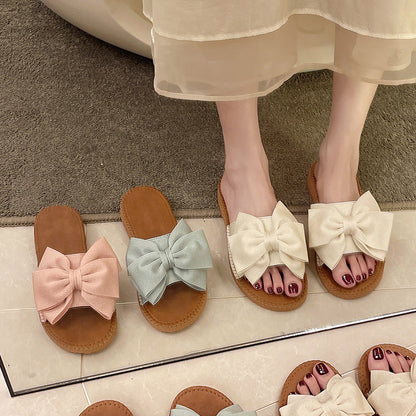 Mirabelle | Women’s Orthopedic Oversized Bow Slide Sandals