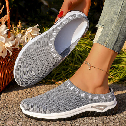 OrthoCare Knit Slip-On Sneakers – Breathable Lightweight Walking Shoes