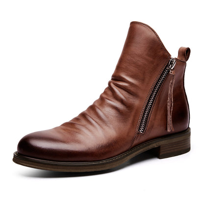 Daniel | Orthopedic Double side zipper non-slip men's boots
