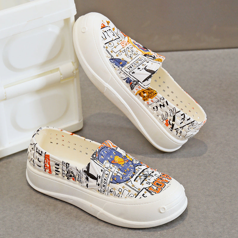Isolde | Women’s Orthopedic Printed Slip-On Casual Sneakers