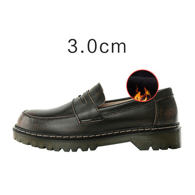 OrthoCare Leather Loafers - Round Toe Low Heel