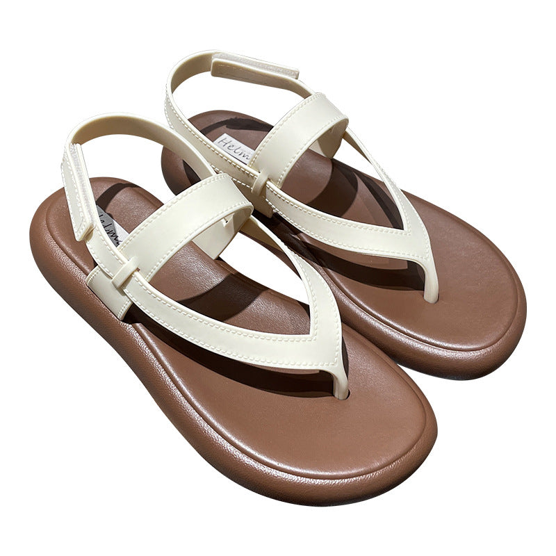 Roselle | Women’s Orthopedic Cross Strap Slingback Flat Sandals