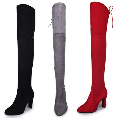 Cassy | Orthopedic High Heel Knee High Boots