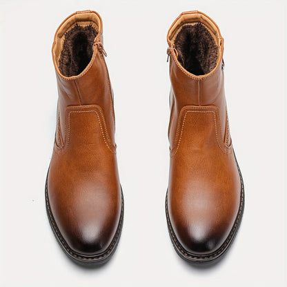 Daphne | Orthopedic Fur-Lined Leather Ankle Winter Boots