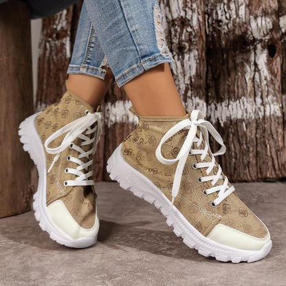 Rose | Orthopedic Casual Lace-Up Ankle Sneakers