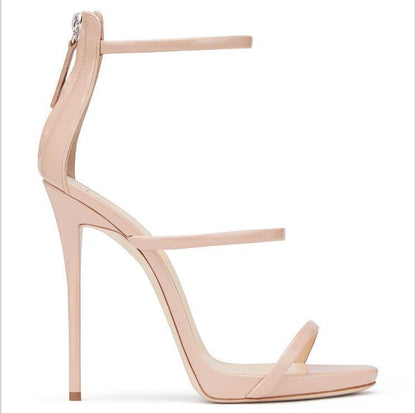 Aurelia™ | Orthopedic Luxury Catwalk Stiletto Heels with Metallic Finish