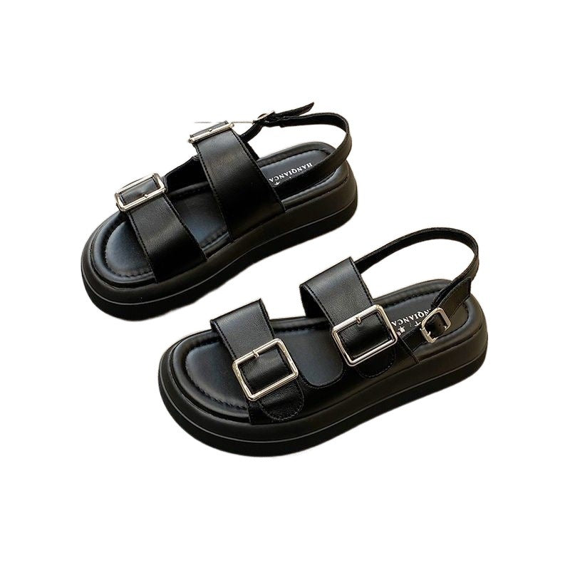 Odessa | Women’s Orthopedic Double Buckle Platform Slingback Sandals