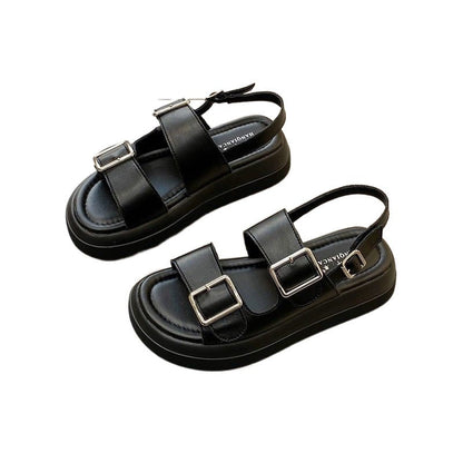 Odessa | Women’s Orthopedic Double Buckle Platform Slingback Sandals