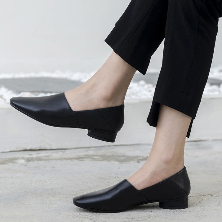 OrthoCare Women's Flat Shoes - Square Toe Comfort