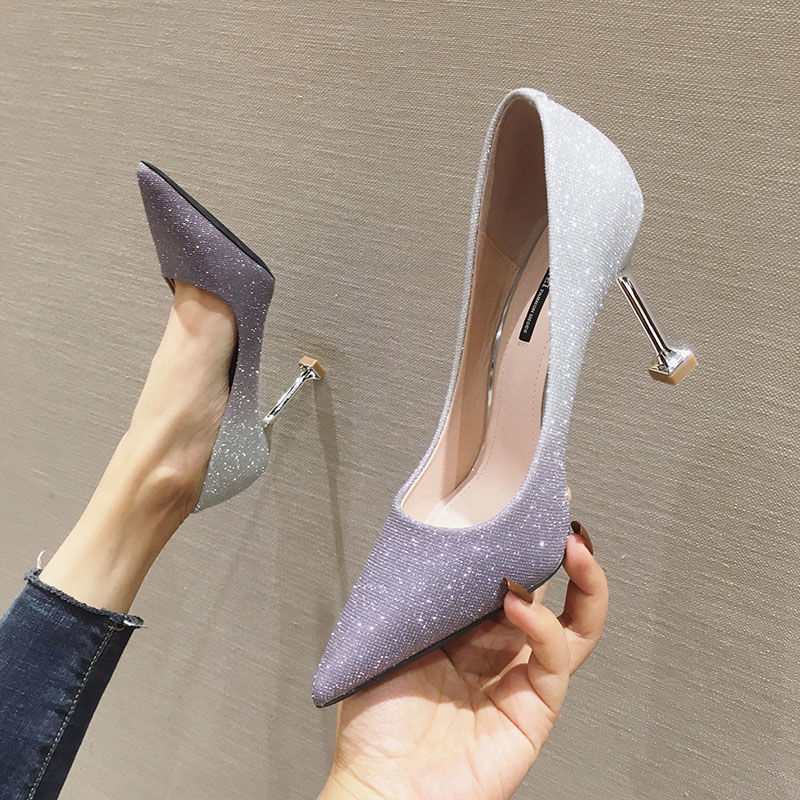 OrthoCare Sexy Gradient Pointed Stiletto Pumps - Unique Elegance