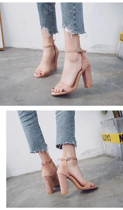 Uriana | Women’s Orthopedic Ankle Strap Block Heel Sandals