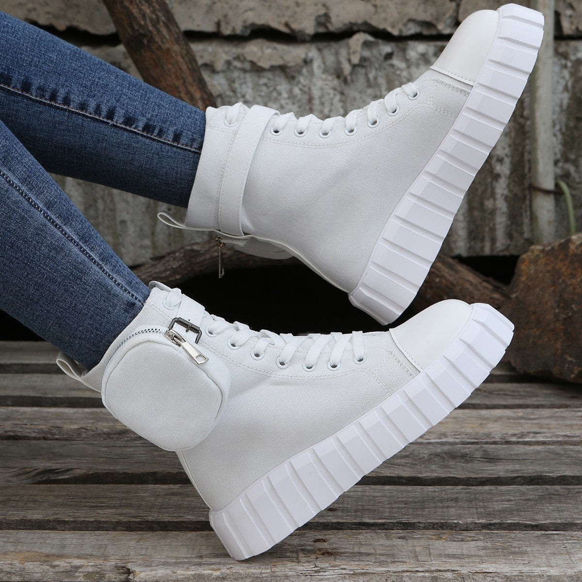 OrthoCare High-Top Canvas Shoes - Breathable Comfort
